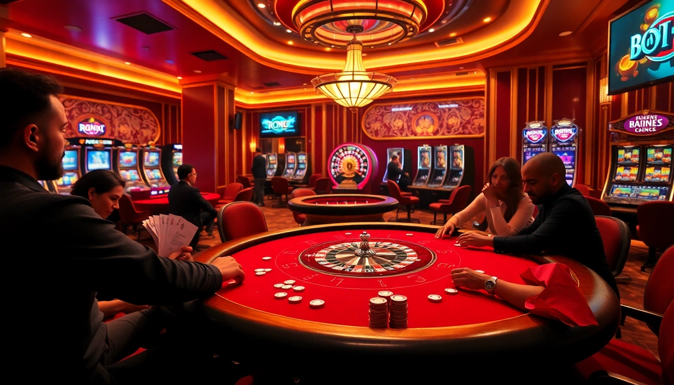 Players engaging in a thrilling poker game at https://www.ok8386a.org/ casino, featuring vibrant poker chips.