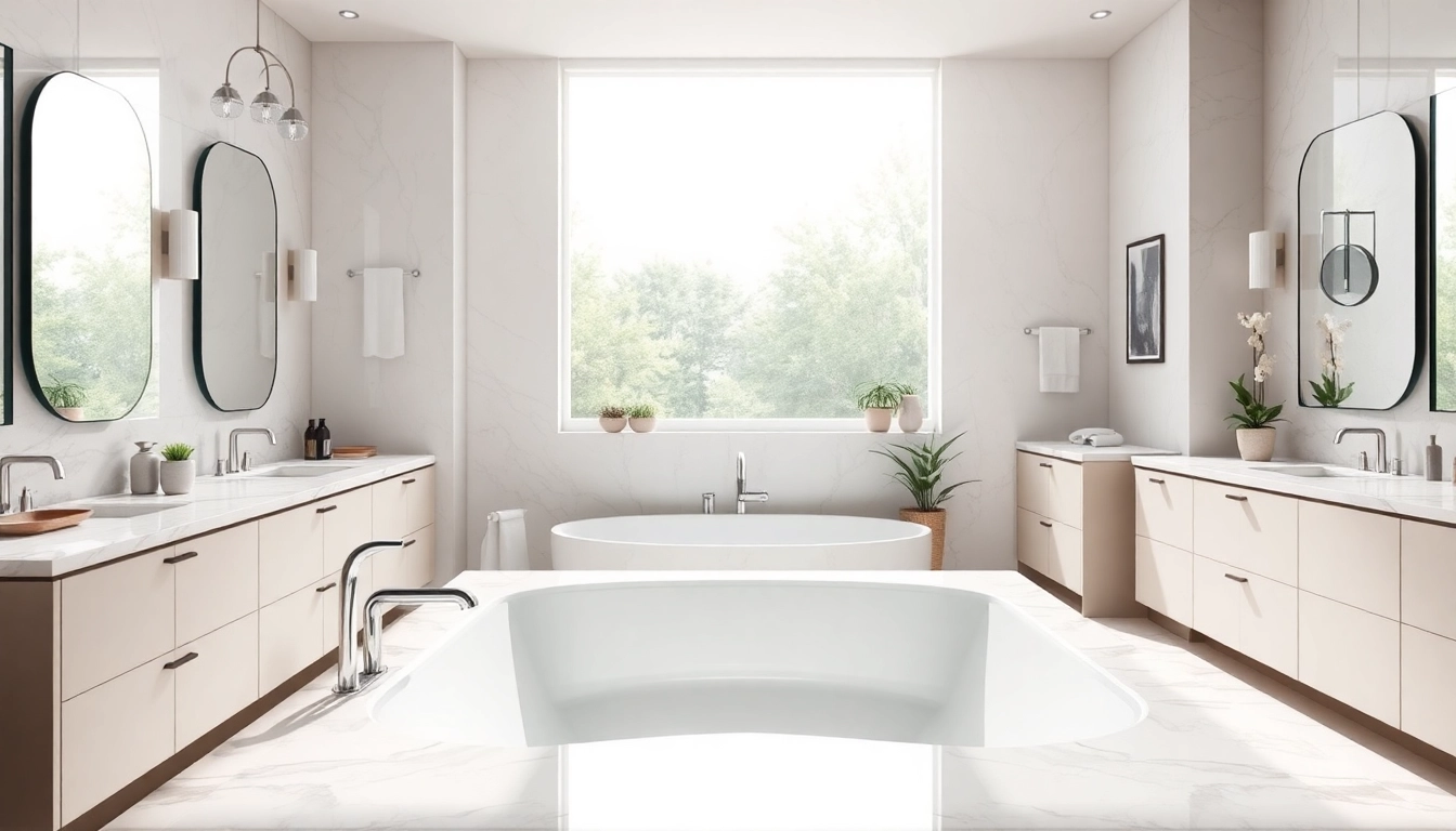 Transform your space into elegant bathrooms with luxurious fixtures and serene ambiance.